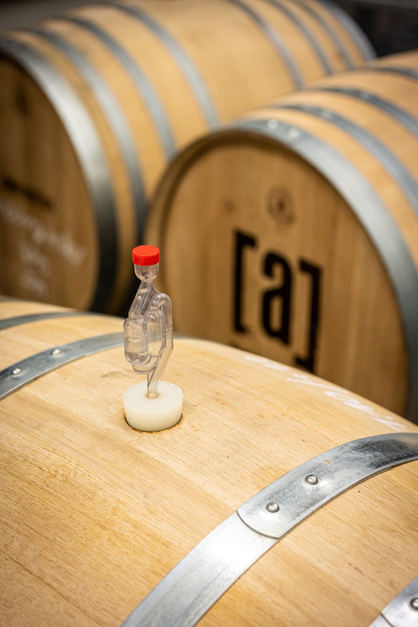 Weinfässer unseres Partners Daniel Mattern