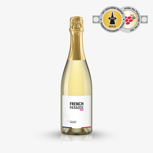 FRENCH PARADOX SPARKLING: alkoholfrei, fruchtig und trocken aus der Heimat von Frédéric
