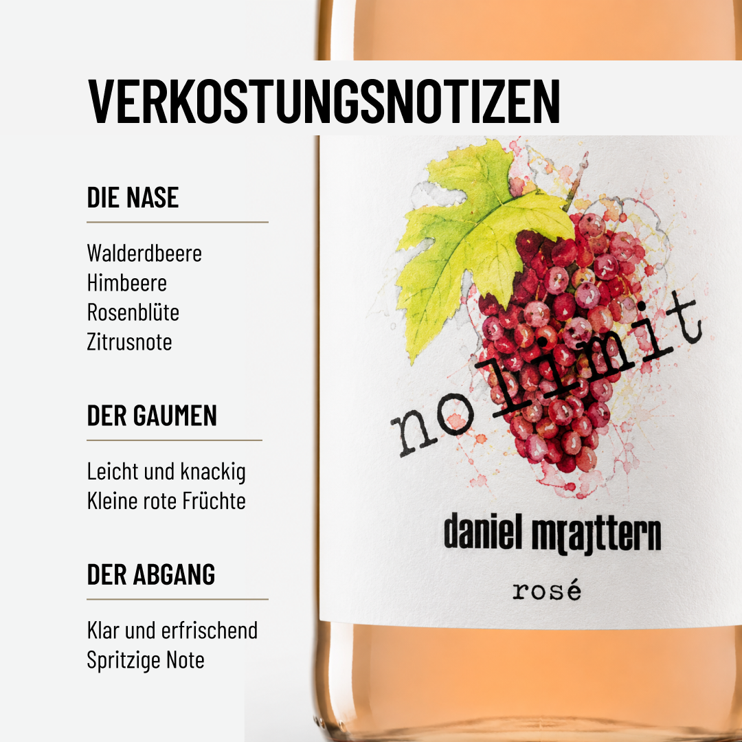 NOLIMIT ROSÉ: Leicht würziger und floraler Rosé von Daniel Mattern