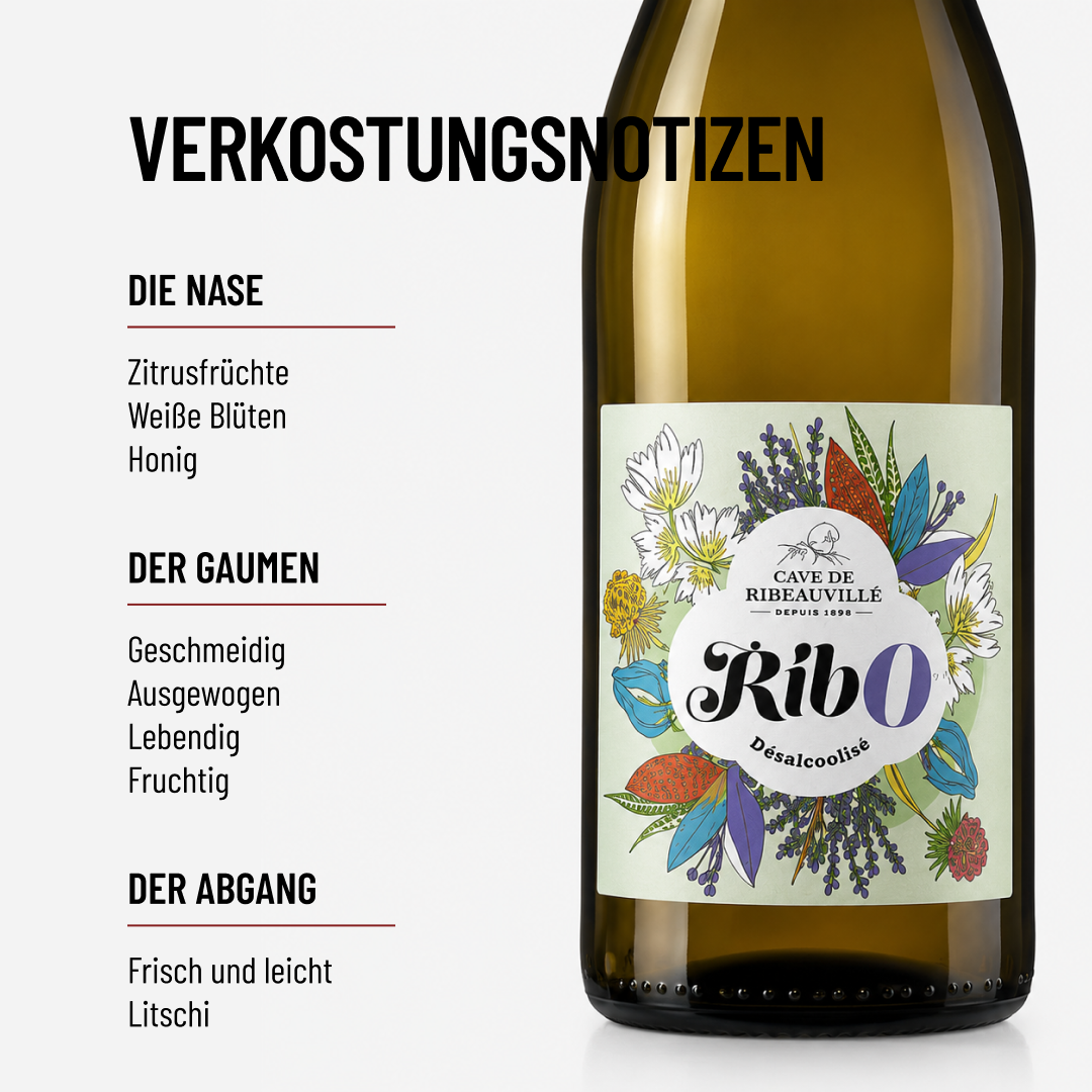 RIB0: Der erste alkoholfreie Weißwein der Cave de Ribeauvillé