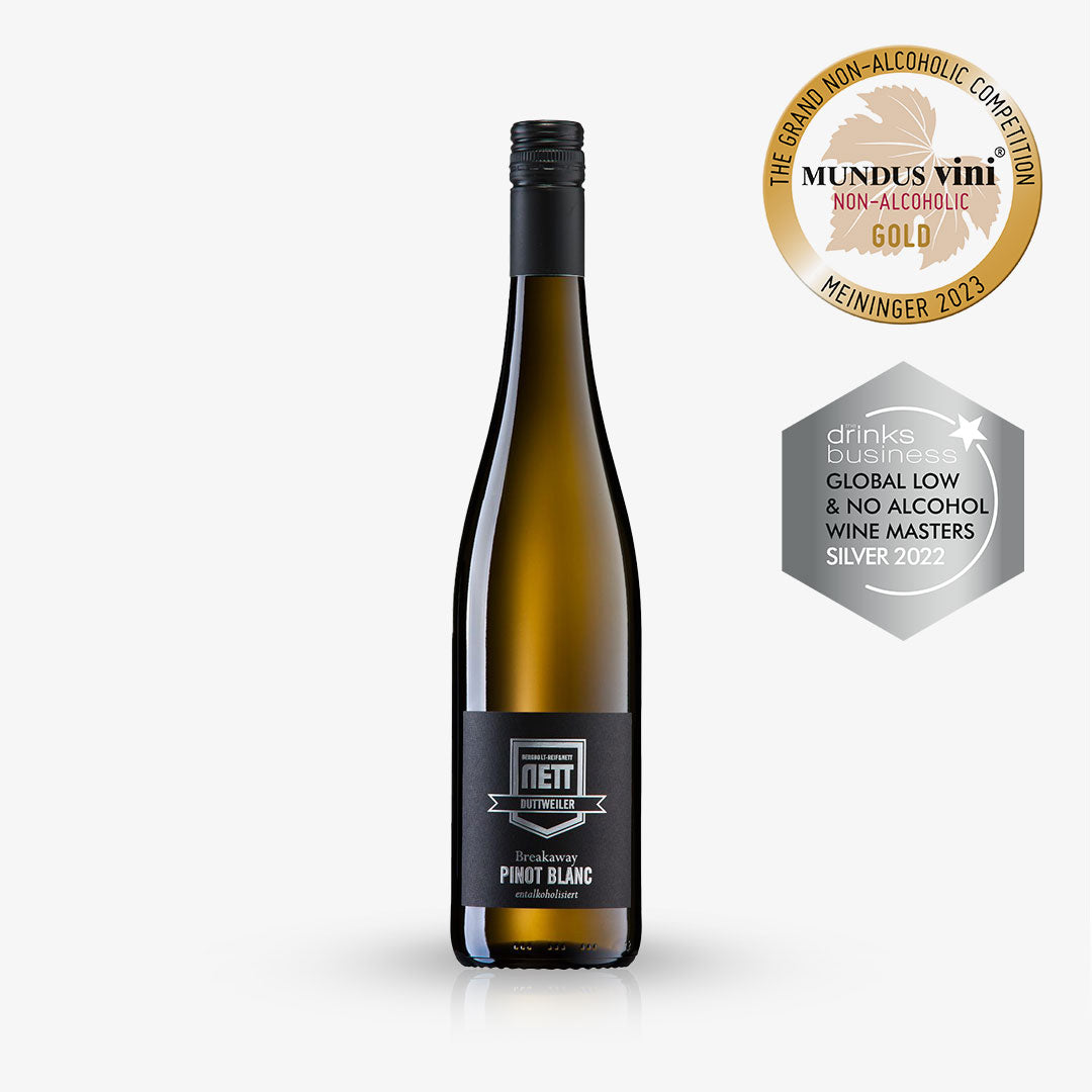 BREAKAWAY PINOT BLANC: Trockener alkoholfreier Pinot Blanc von Bergdolt-Nett