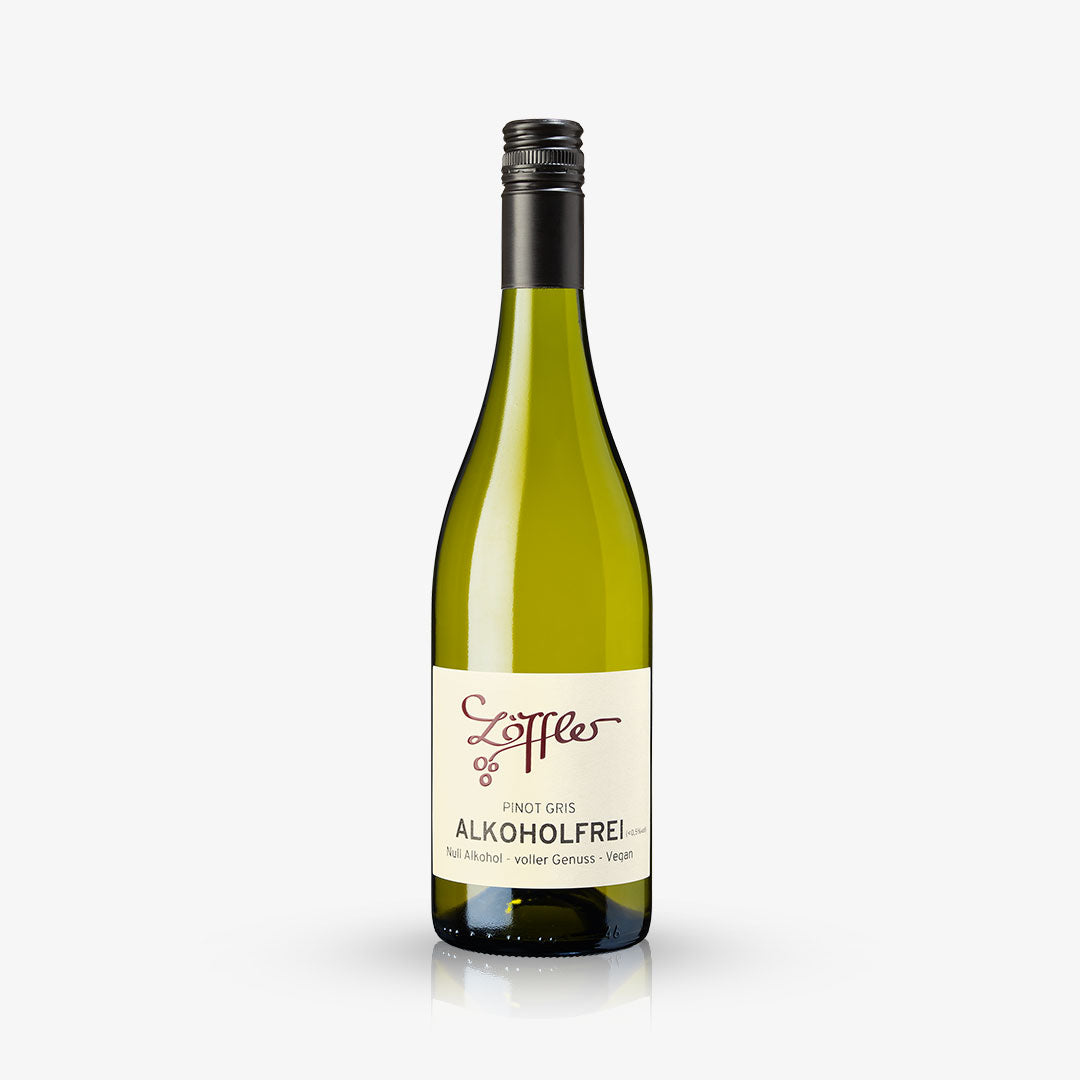 NULL ALKOHOL PINOT GRIS: aus alten Reben und etwas Barrique aus dem Hause Löffler