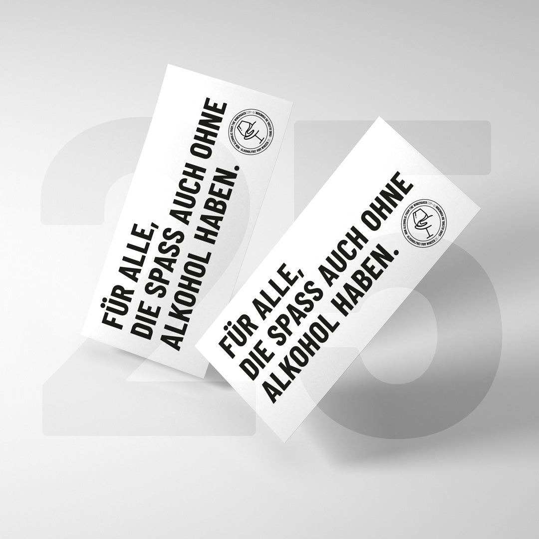 Gutschein Karte 25€ "Für alle, die Spass auch ohne Alkohol haben"
