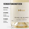 BOLLE BLANC DE BLANCS 0,375: Elegant und raffiniert, mit feiner Frucht und lebendiger Perlage.