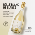 BOLLE BLANC DE BLANCS: Elegant und raffiniert, mit feiner Frucht und lebendiger Perlage.