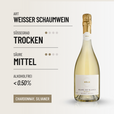 BOLLE BLANC DE BLANCS: Elegant und raffiniert, mit feiner Frucht und lebendiger Perlage.