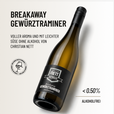 BREAKAWAY GEWÜRZTRAMINER: Voller Aroma und mit leichter Süße ohne Alkohol von Christian Nett