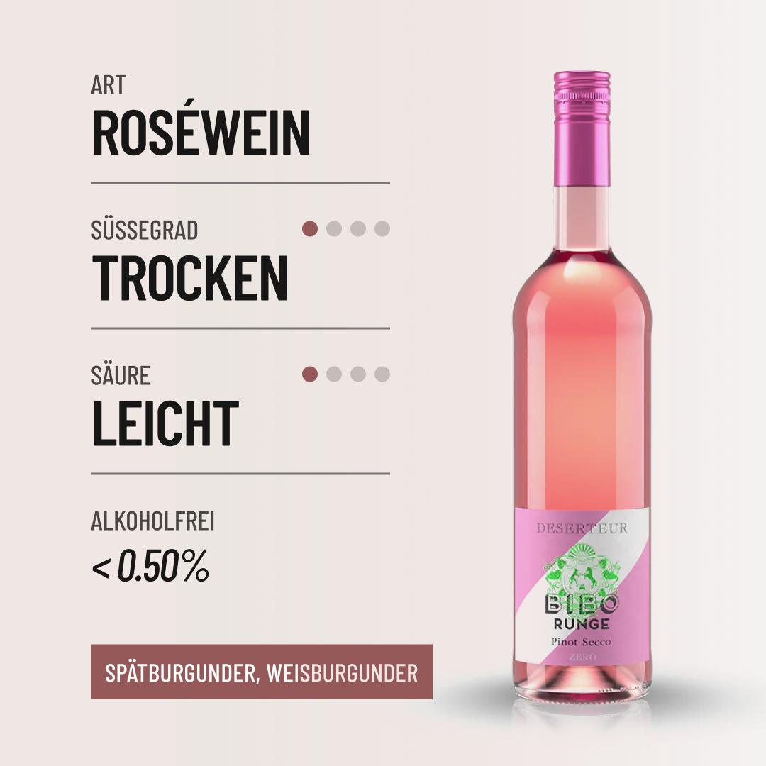 DESERTEUR PINOT SECCO: ein Schluck Sommer-Frische.