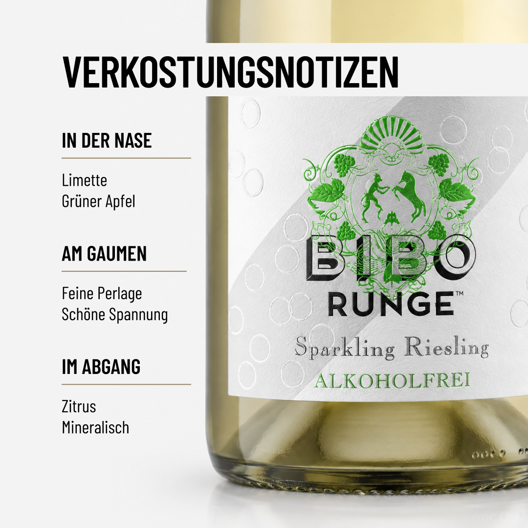 DESERTEUR SPARKLING RIESLING : prickelnder alkoholfreier Genuss