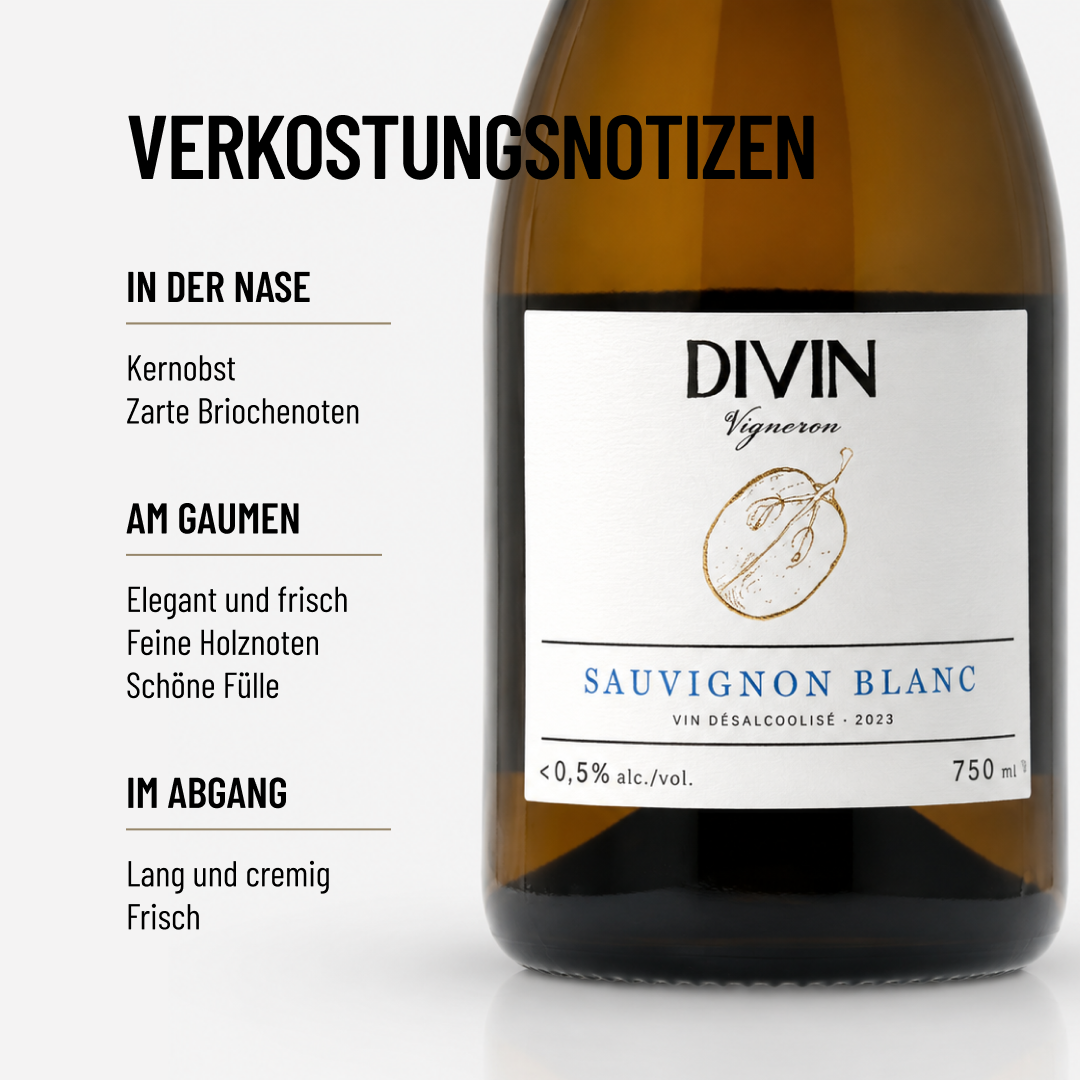 DIVIN VIGNERON SAUVIGNON BLANC: mit leichtem Barrique