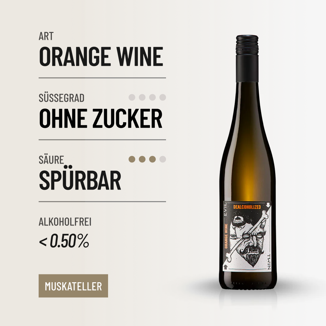 EVIL TWIN : für die "Orange-Wine-Freaks", natürlich ohne Alkohol