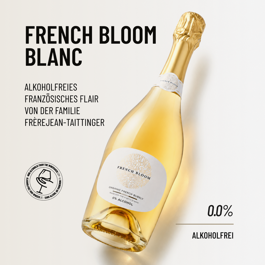 FRENCH BLOOM Blanc: alkoholfreies französisches Flair von der Familie Frèrejean-Taittinger
