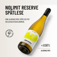 NOLIMIT RESERVE SPÄTLESE: eine alkoholfreie Spätlese mit vielschichtigen Aromen.