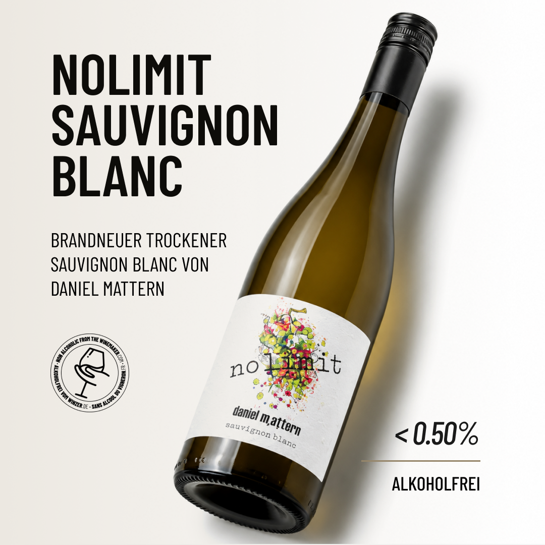 NOLIMIT SAUVIGNON BLANC: Brandneuer trockener Sauvignon Blanc von Daniel Mattern