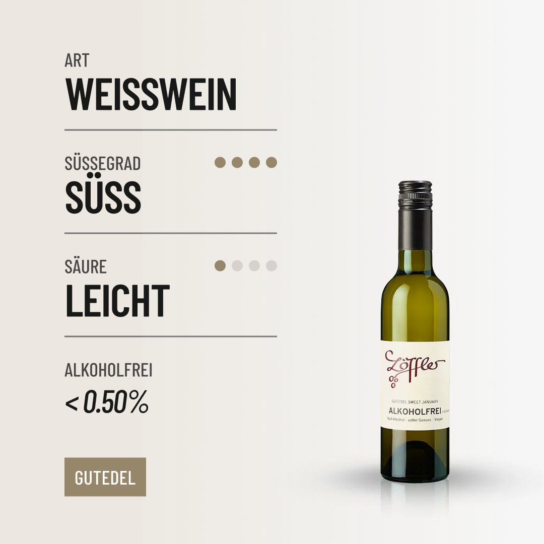 NULL ALKOHOL SWEET JANUARY: unglaublich aber wahr. Wir haben Eiswein entalkoholisiert.