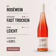 NULL ALKOHOL ROSÉ: Alkoholfreier Spätburgunder (Pinot Noir) Rosé von Löffler