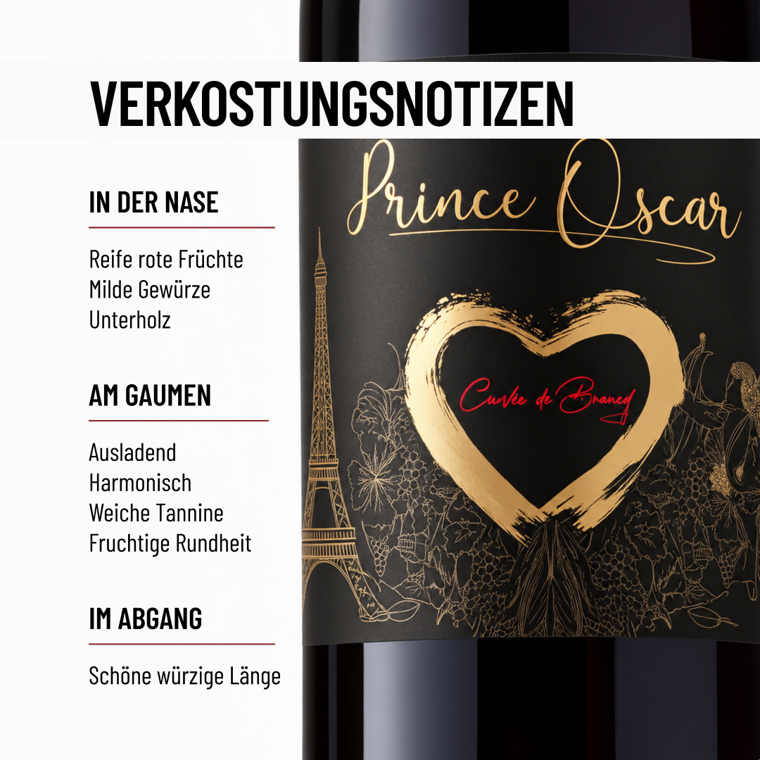 PRINCE OSCAR: Der exklusivste alkoholfreie Rotwein von Clos de Boüard.