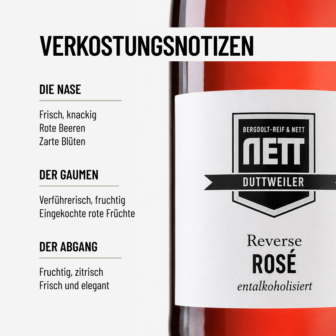 REVERSE ROSÉ: der erste alkoholfreie Rosé von Christian Nett