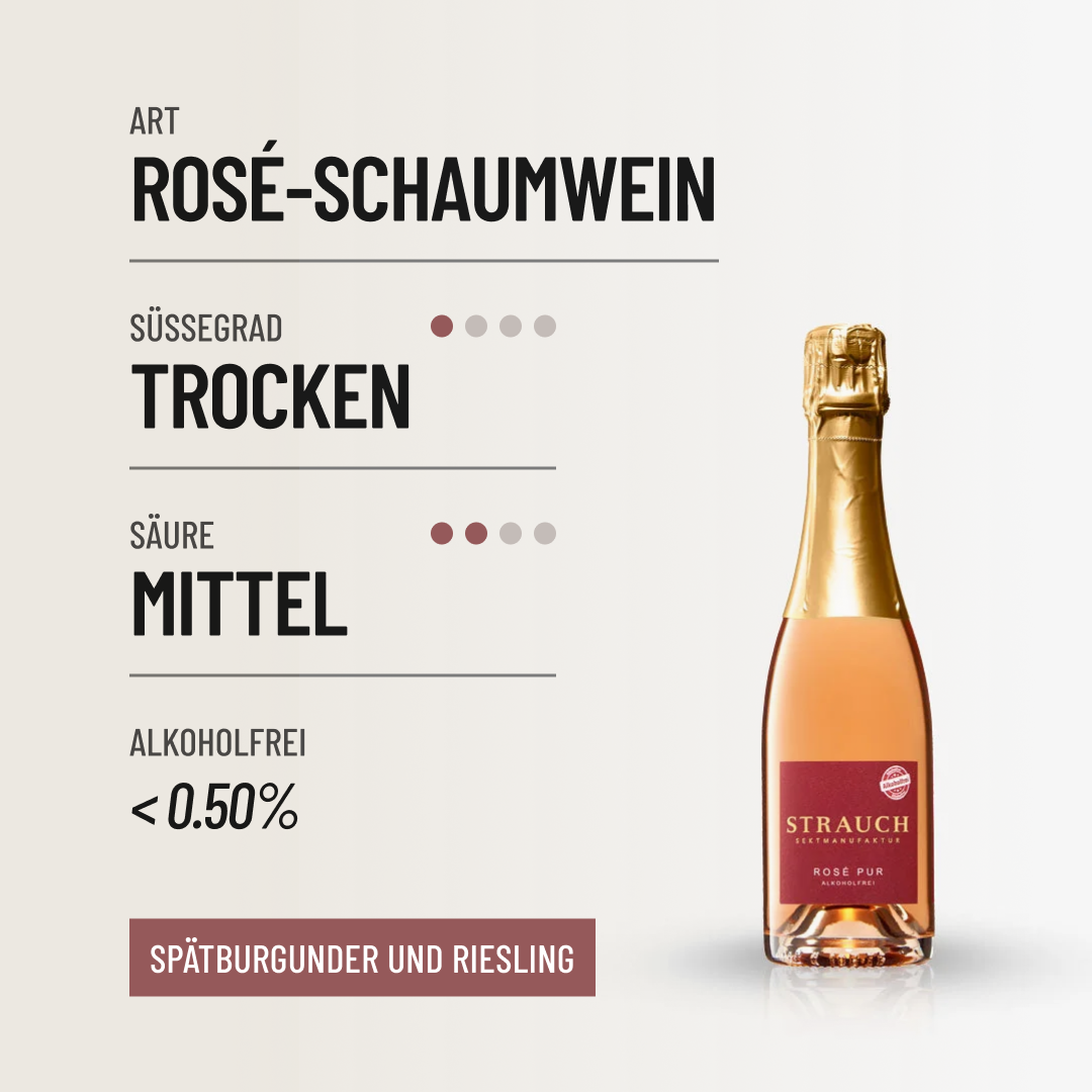 ROSÉ PUR BIO: auch im Rosé ab sofort in 0,2 L erhältlich