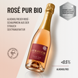 ROSÉ PUR BIO: Alkoholfreier Rosé-Schaumwein aus der Strauch Sektmanufaktur