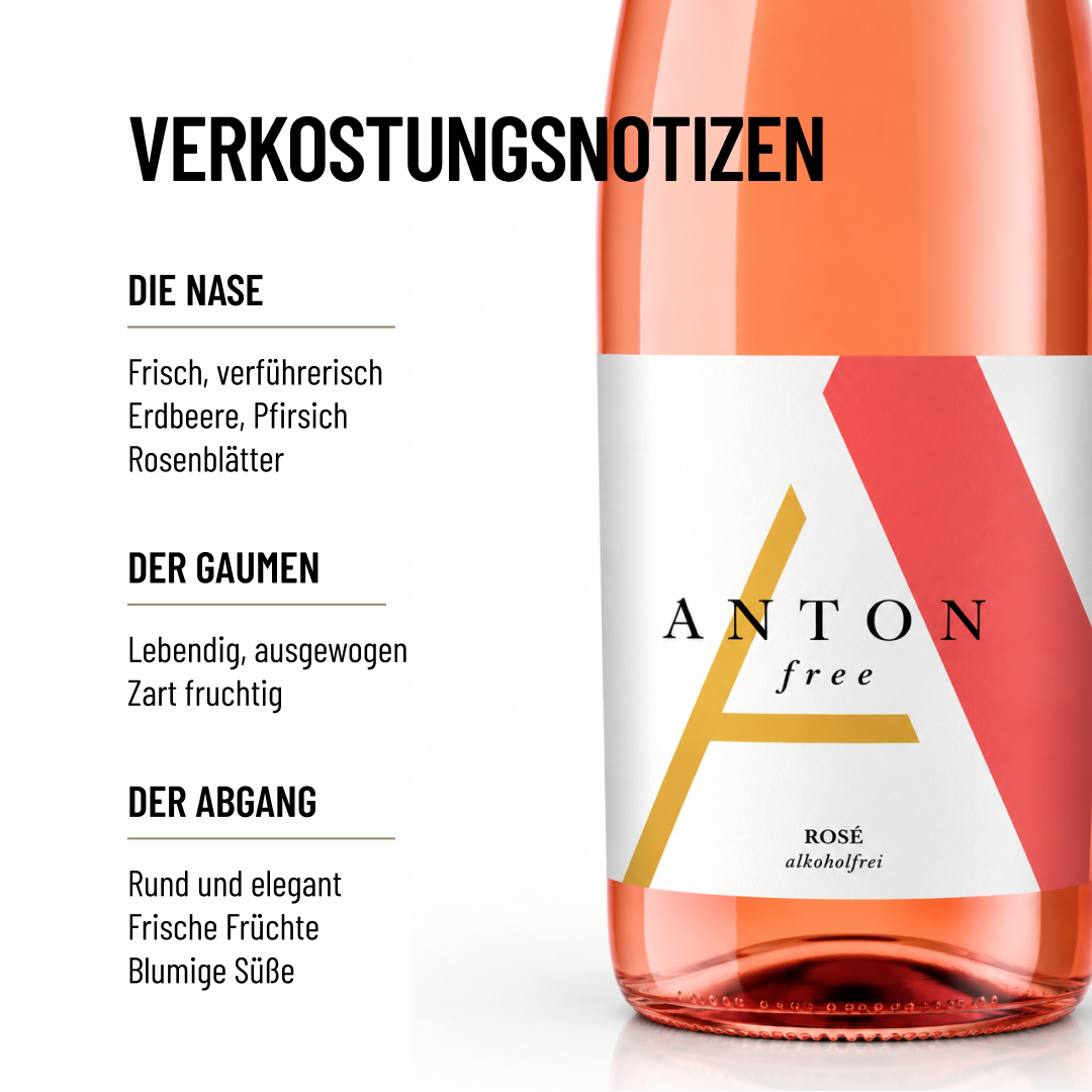 ROSÉ FREE: Perfekter Rosé für Sommernächten aus dem Hause Anton