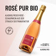 ROSÉ PUR BIO: Alkoholfreier Rosé-Schaumwein aus der Strauch Sektmanufaktur
