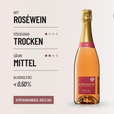 ROSÉ PUR BIO: Alkoholfreier Rosé-Schaumwein aus der Strauch Sektmanufaktur