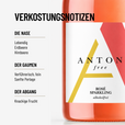 ROSÉ SPARKLING FREE: Wunderschöner prickelnder Rosé aus dem Hause Anton