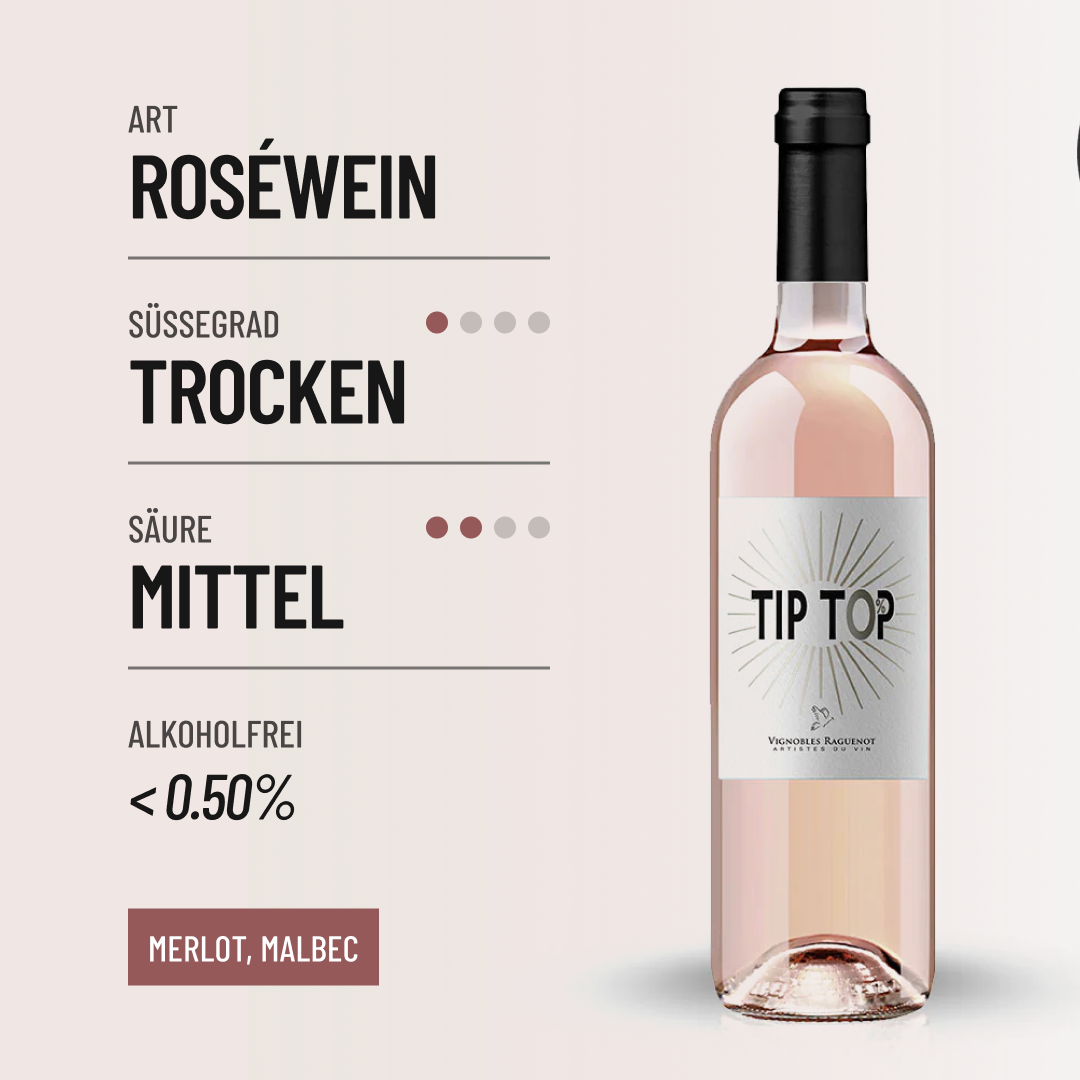 TIP TOP ROSÉ: frischer und fruchtiger Rosé aus Gironde.