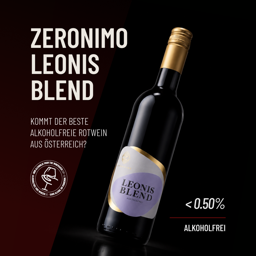 ZERONIMO LEONIS BLEND: kommt der beste alkoholfreie Rotwein aus Österreich?