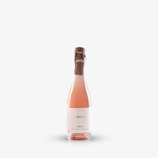 BOLLE ROSÉ SPARKLING 0,375: Fein perlender Rosé mit Aromen von roten Früchten.