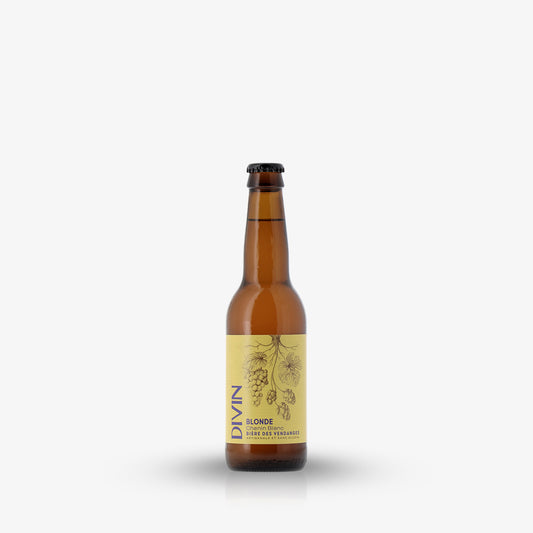 DIVIN BIERE BLONDE - CHENIN: Alkoholfreies Bier, mild und ausgewogen, mit einem feinen Hauch von Chenin