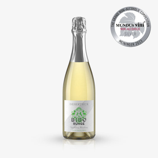 DESERTEUR SPARKLING RIESLING : prickelnder alkoholfreier Genuss aus dem Rheingau