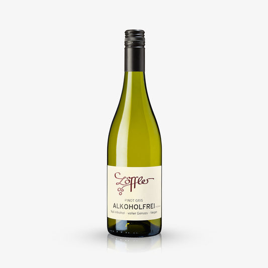 NULL ALKOHOL PINOT GRIS: aus alten Reben und etwas Barrique aus dem Hause Löffler