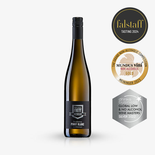 BREAKAWAY PINOT BLANC: Trockener alkoholfreier Pinot Blanc von Bergdolt-Nett